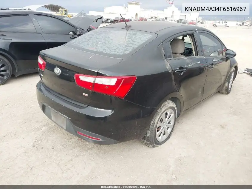 KNADM4A34F6516967 2015 Kia Rio Lx