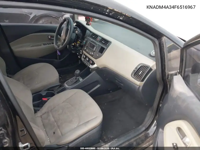 KNADM4A34F6516967 2015 Kia Rio Lx