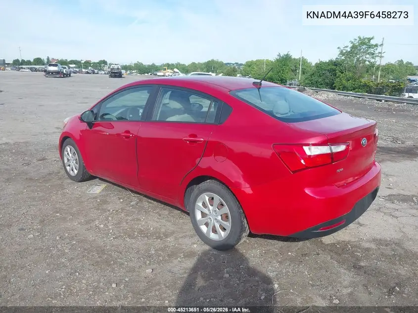 2015 Kia Rio Lx VIN: KNADM4A39F6458273 Lot: 45213651