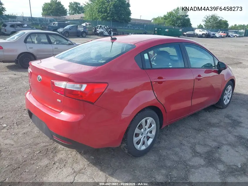 2015 Kia Rio Lx VIN: KNADM4A39F6458273 Lot: 45213651