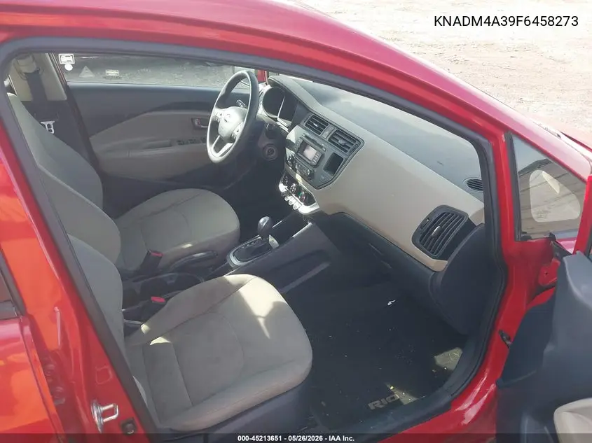 2015 Kia Rio Lx VIN: KNADM4A39F6458273 Lot: 45213651