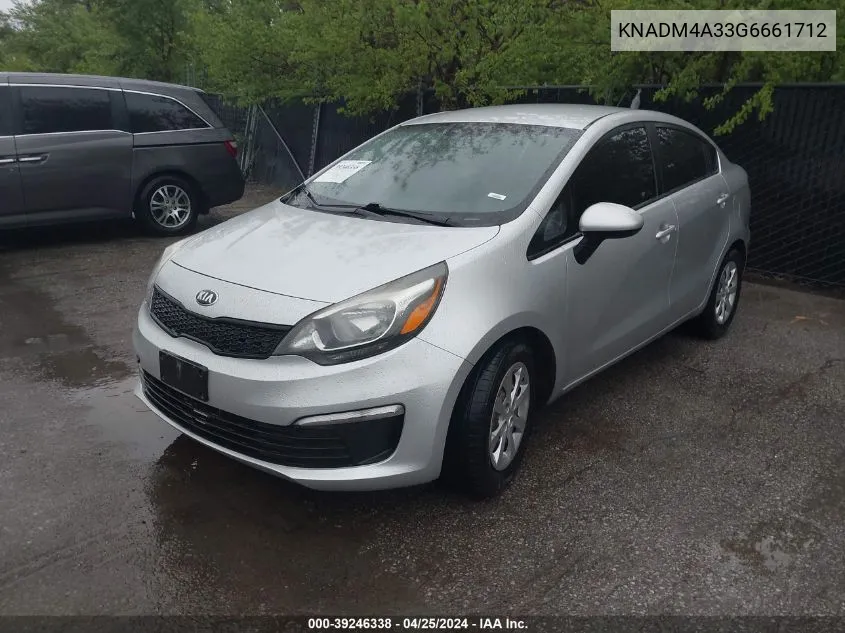 KNADM4A33G6661712 2016 Kia Rio Lx