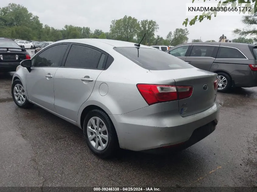 KNADM4A33G6661712 2016 Kia Rio Lx