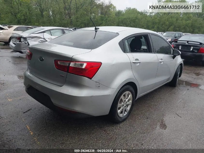 KNADM4A33G6661712 2016 Kia Rio Lx