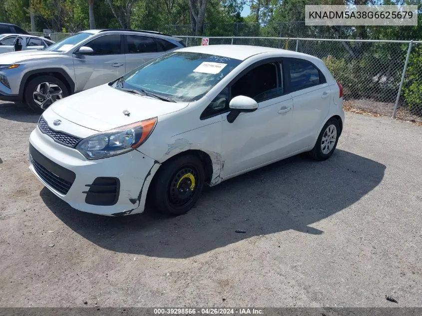 KNADM5A38G6625679 2016 Kia Rio Lx