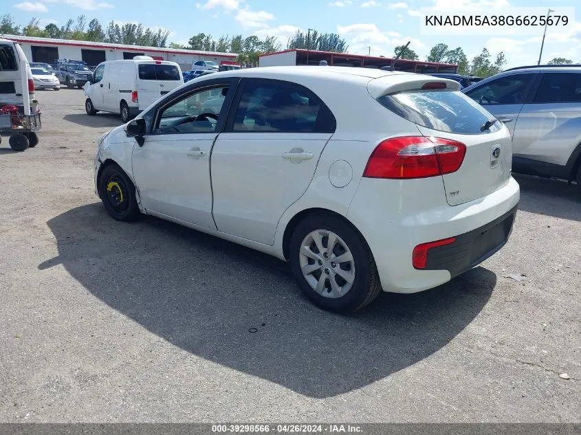 KNADM5A38G6625679 2016 Kia Rio Lx