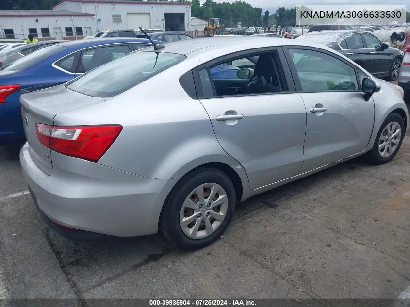 KNADM4A30G6633530 2016 Kia Rio Lx