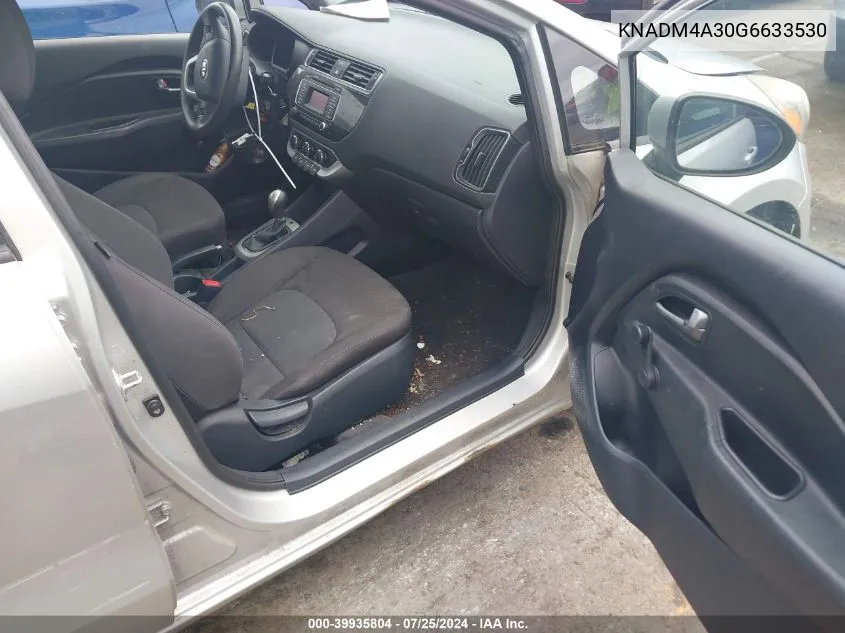 KNADM4A30G6633530 2016 Kia Rio Lx