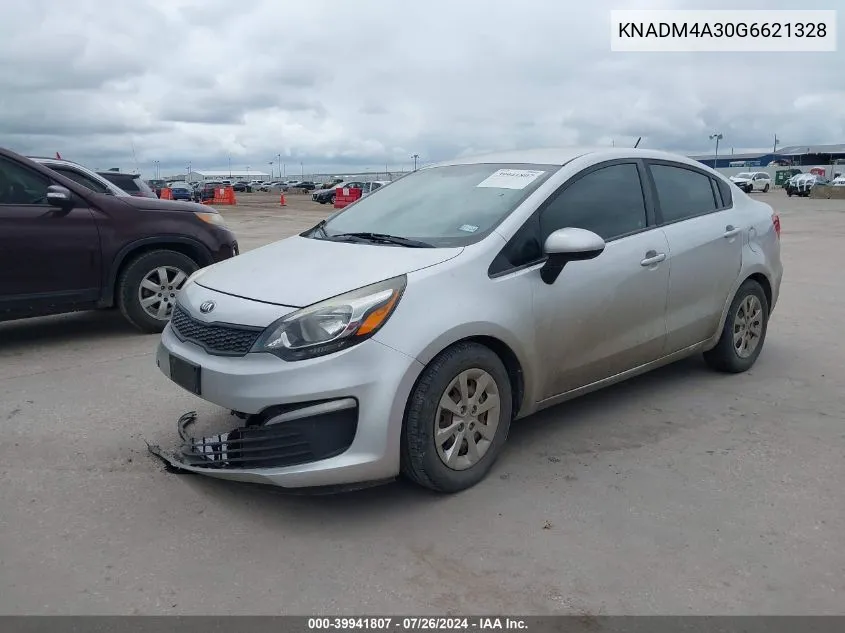 KNADM4A30G6621328 2016 Kia Rio Lx