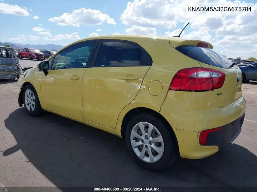 KNADM5A32G6675784 2016 Kia Rio Lx