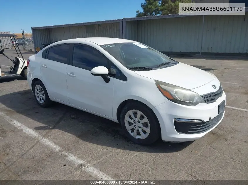 KNADM4A38G6601179 2016 Kia Rio Lx