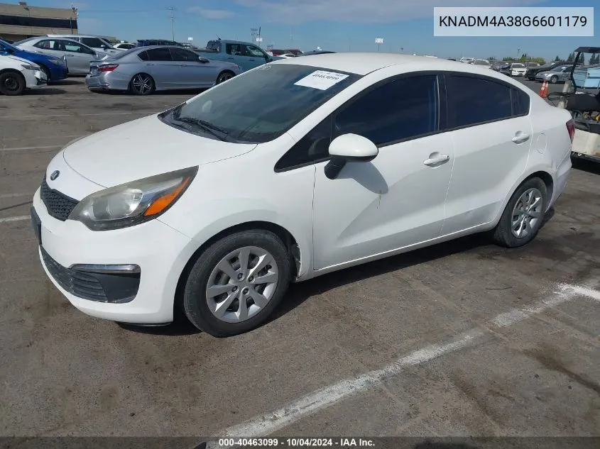 KNADM4A38G6601179 2016 Kia Rio Lx