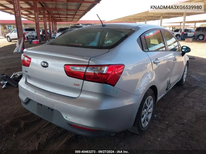 KNADM4A3XG6539980 2016 Kia Rio Lx