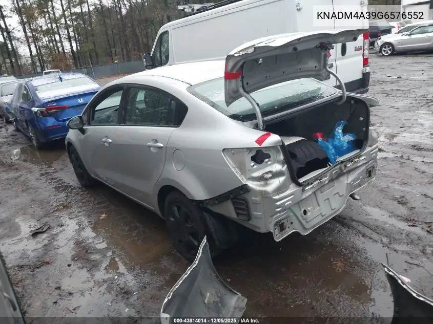 KNADM4A39G6576552 2016 Kia Rio Lx