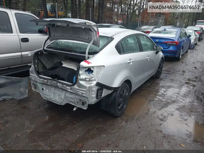 KNADM4A39G6576552 2016 Kia Rio Lx
