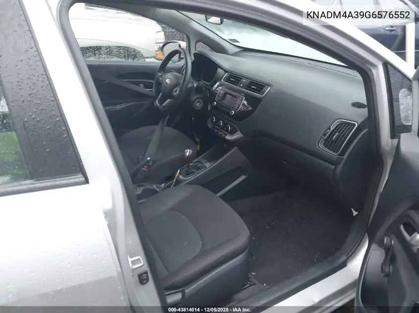 KNADM4A39G6576552 2016 Kia Rio Lx