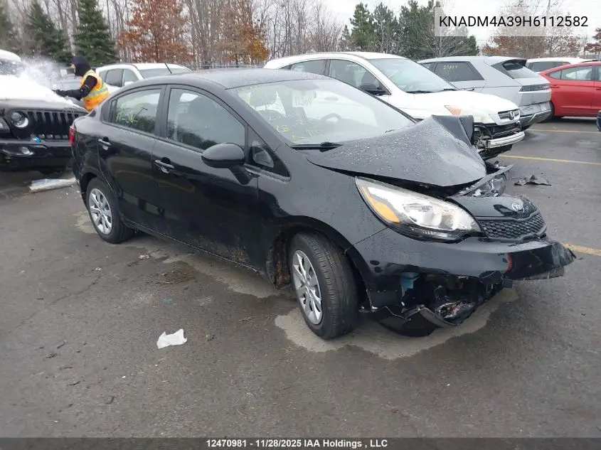 KNADM4A39H6112582 2017 Kia Rio Ex Special Edition/Ex+ W/Sunroof/Lx/Lx+/Sx/Sx W/Navigation
