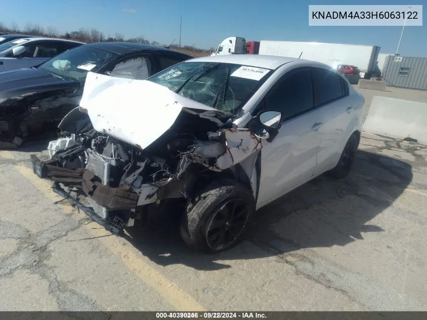 KNADM4A33H6063122 2017 Kia Rio Lx