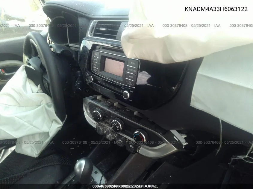 KNADM4A33H6063122 2017 Kia Rio Lx