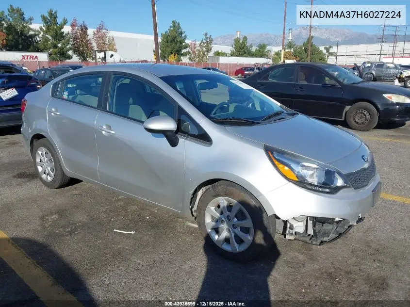 KNADM4A37H6027224 2017 Kia Rio Lx