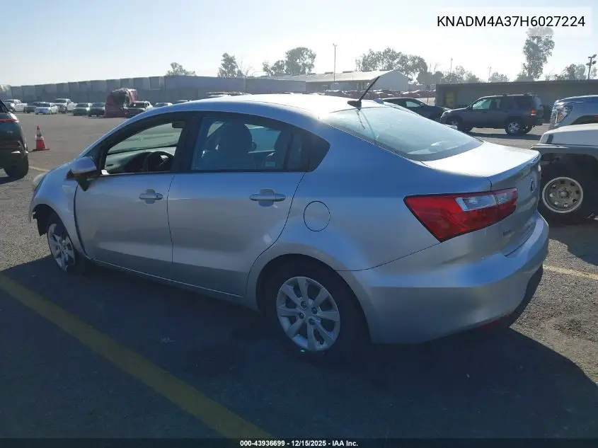 KNADM4A37H6027224 2017 Kia Rio Lx