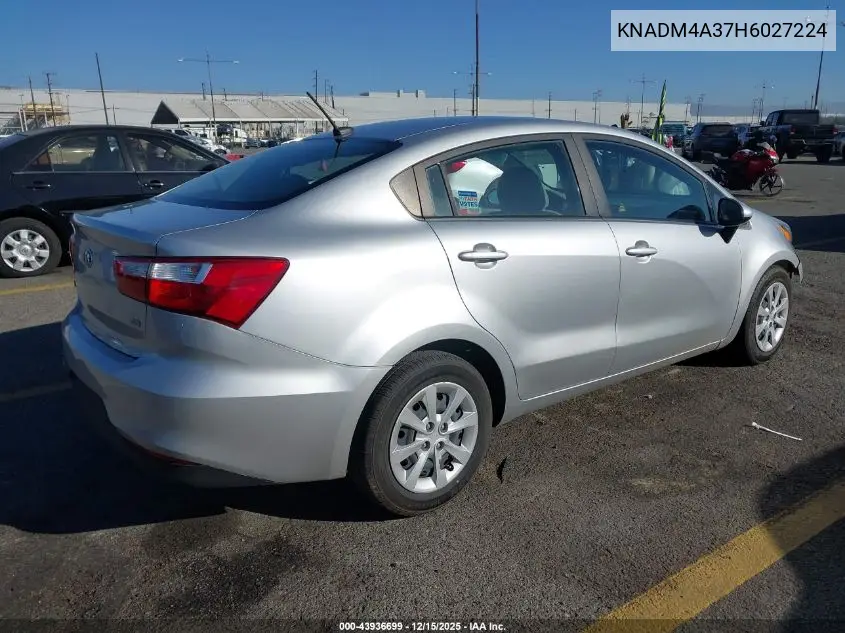 KNADM4A37H6027224 2017 Kia Rio Lx