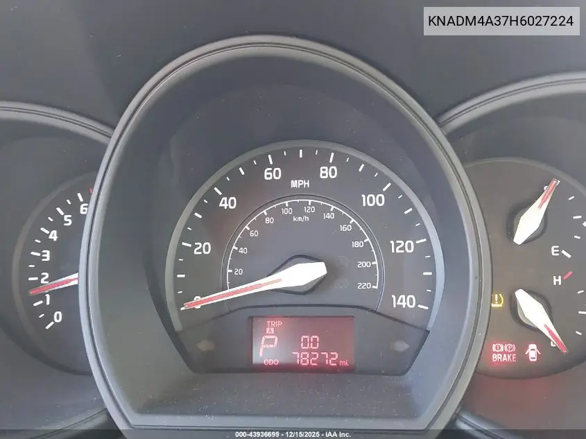 KNADM4A37H6027224 2017 Kia Rio Lx