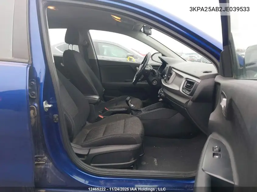 3KPA25AB2JE039533 2018 Kia Rio 5-Door