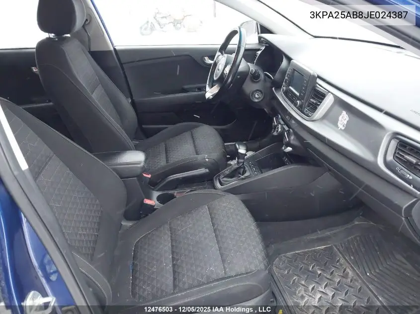 3KPA25AB8JE024387 2018 Kia Rio Lx/S