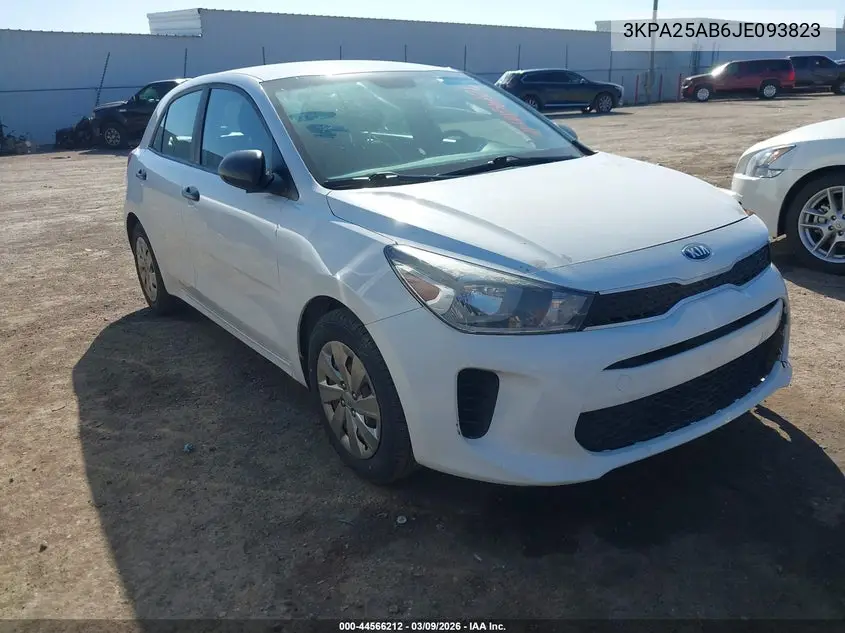3KPA25AB6JE093823 2018 Kia Rio Lx