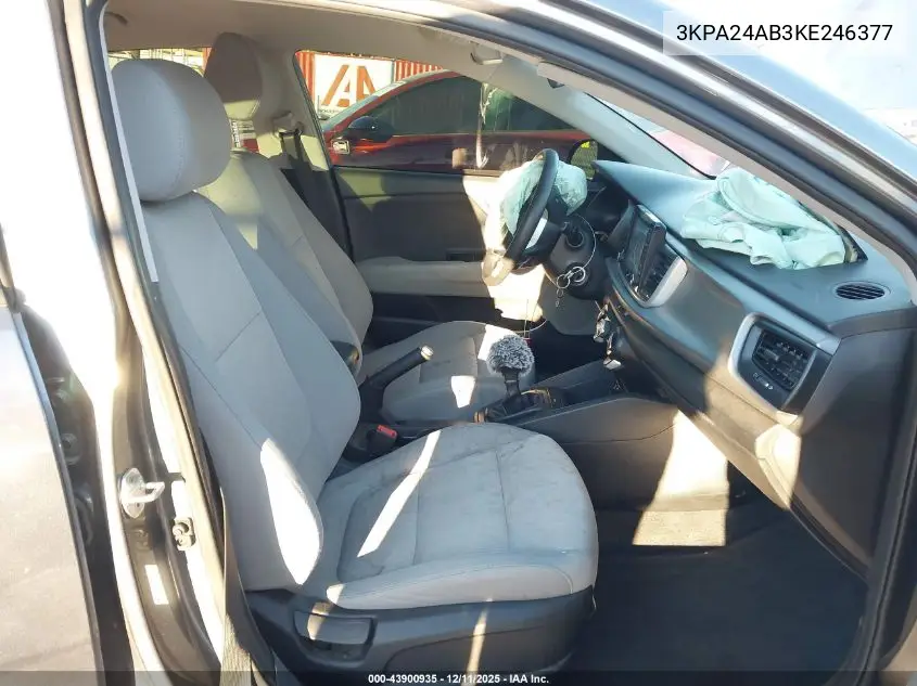 3KPA24AB3KE246377 2019 Kia Rio S