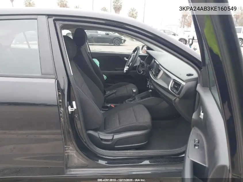 3KPA24AB3KE160549 2019 Kia Rio S