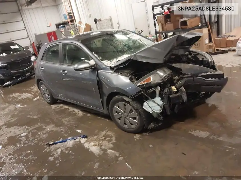 3KPA25AD8LE334530 2020 Kia Rio 5-Door S
