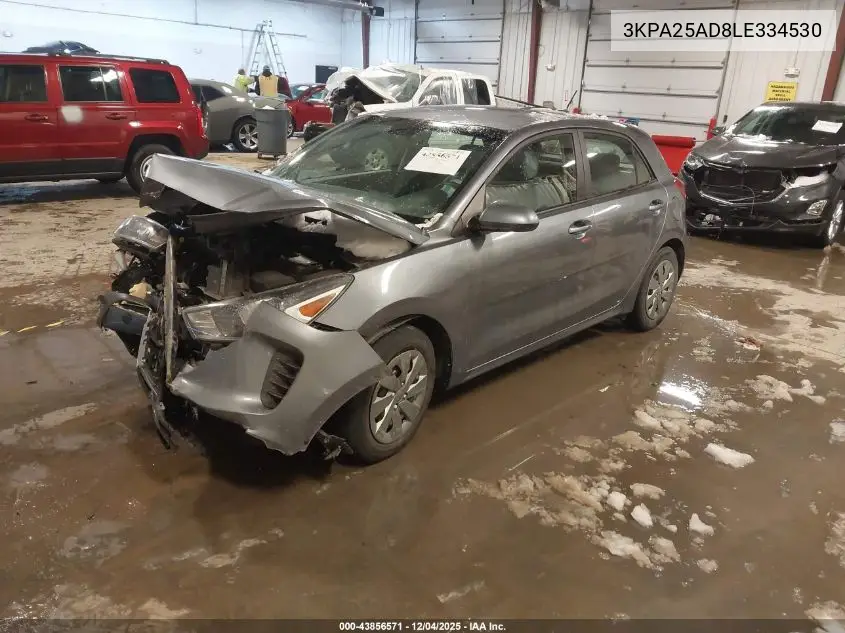 3KPA25AD8LE334530 2020 Kia Rio 5-Door S