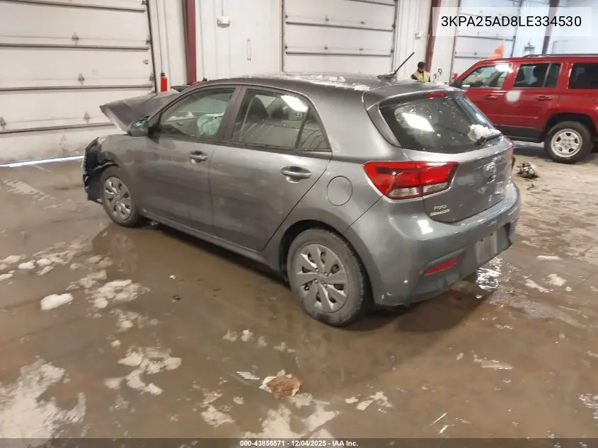 3KPA25AD8LE334530 2020 Kia Rio 5-Door S