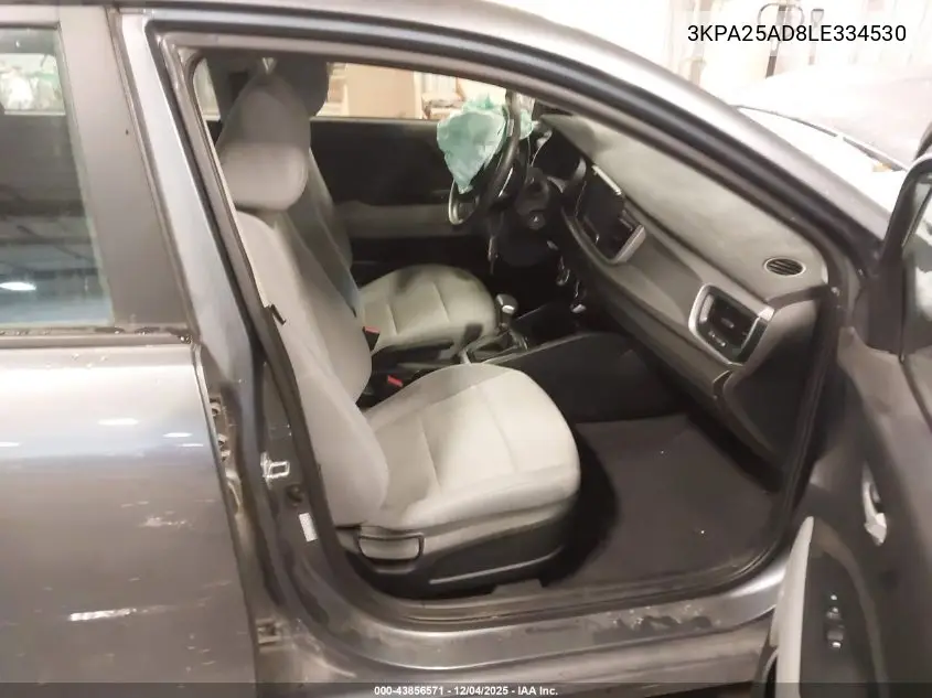 3KPA25AD8LE334530 2020 Kia Rio 5-Door S