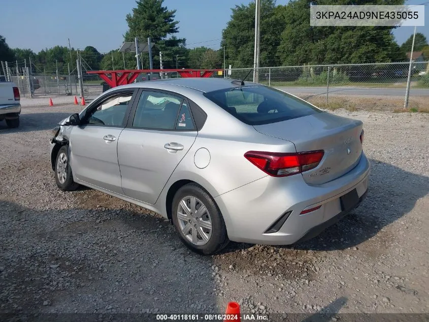 3KPA24AD9NE435055 2022 Kia Rio S