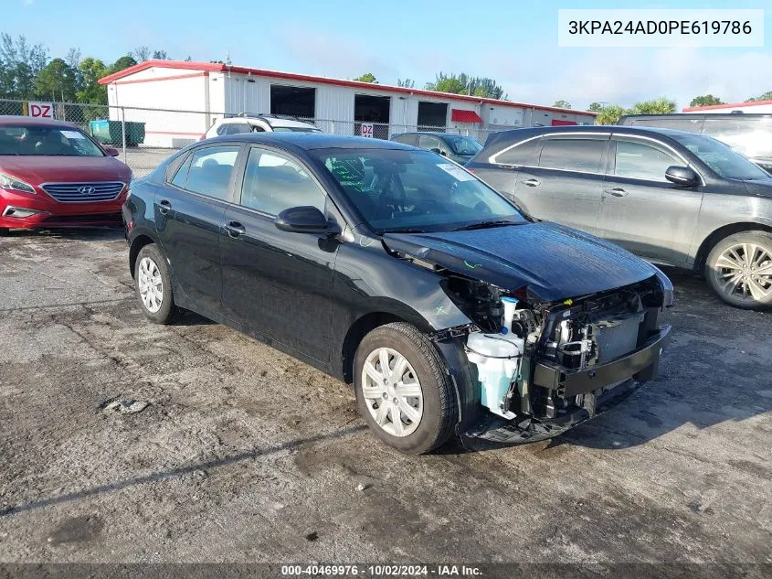 3KPA24AD0PE619786 2023 Kia Rio Lx