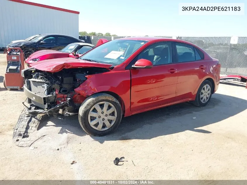 3KPA24AD2PE621183 2023 Kia Rio S