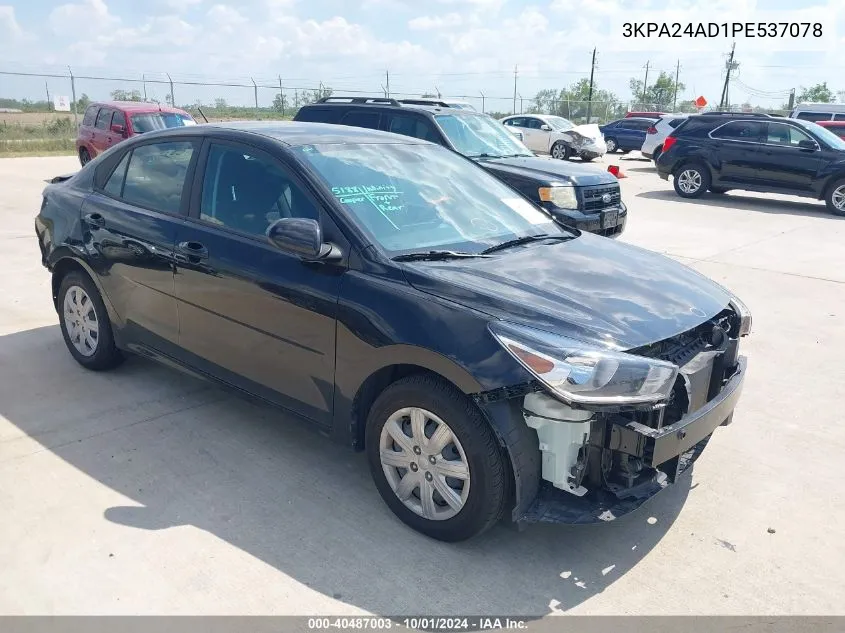 3KPA24AD1PE537078 2023 Kia Rio Lx/S