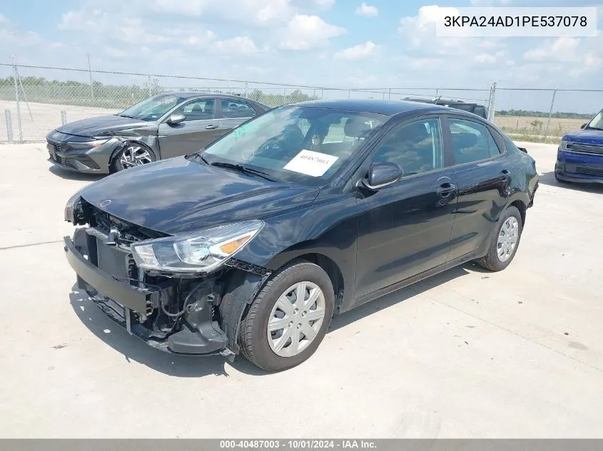 3KPA24AD1PE537078 2023 Kia Rio Lx/S