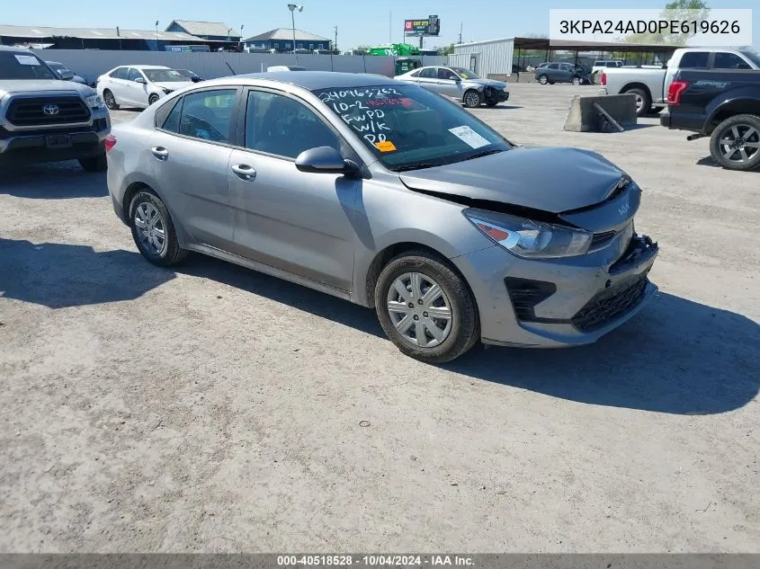 3KPA24AD0PE619626 2023 Kia Rio S