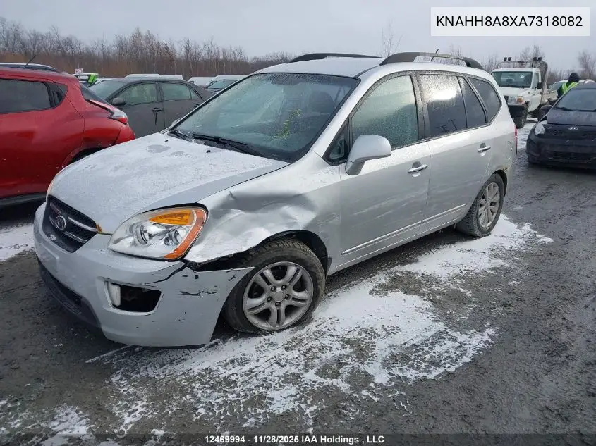 KNAHH8A8XA7318082 2010 Kia Rondo Ex/Ex-Premium