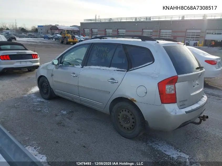 KNAHH8C68A7308517 2010 Kia Rondo