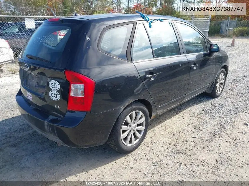 KNAHG8A8XC7387747 2012 Kia Rondo