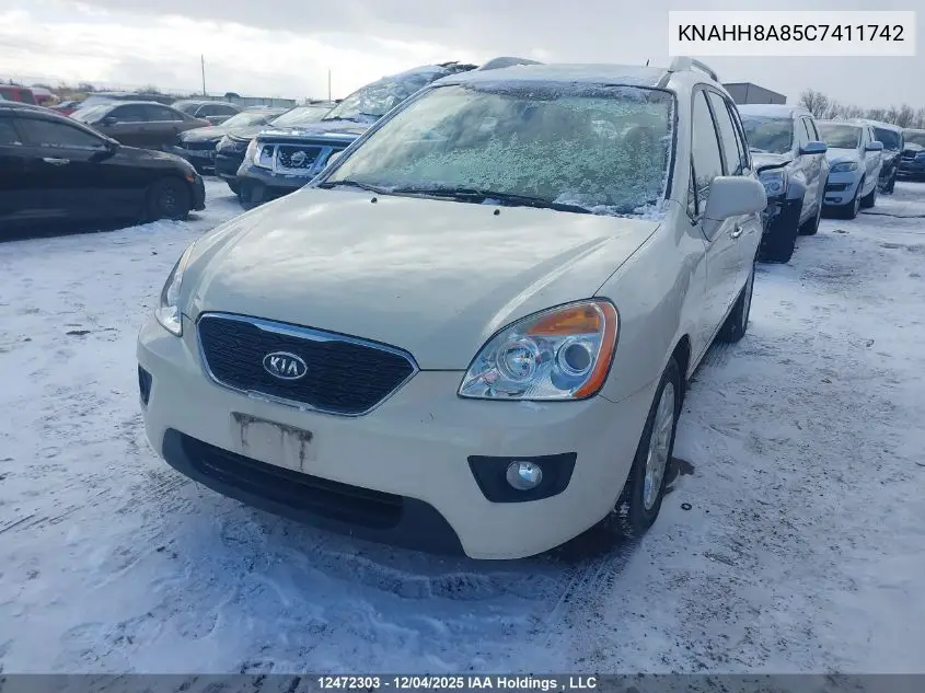 KNAHH8A85C7411742 2012 Kia Rondo
