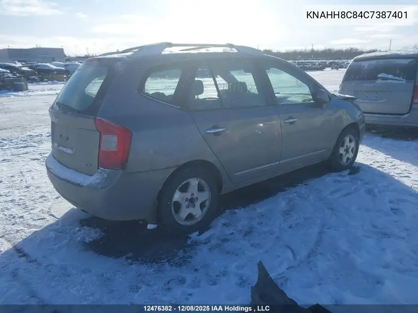 KNAHH8C84C7387401 2012 Kia Rondo Ex/Ex-Premium