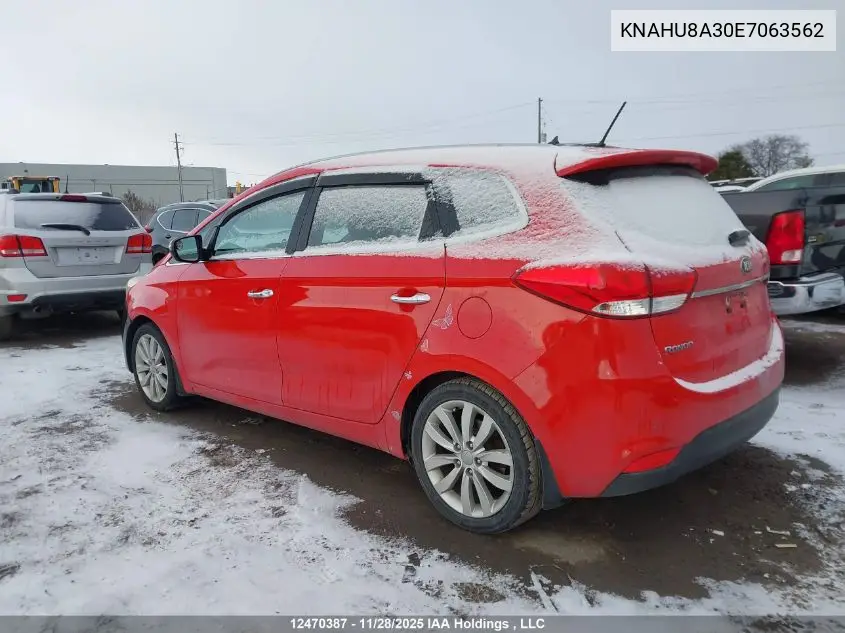 KNAHU8A30E7063562 2014 Kia Rondo