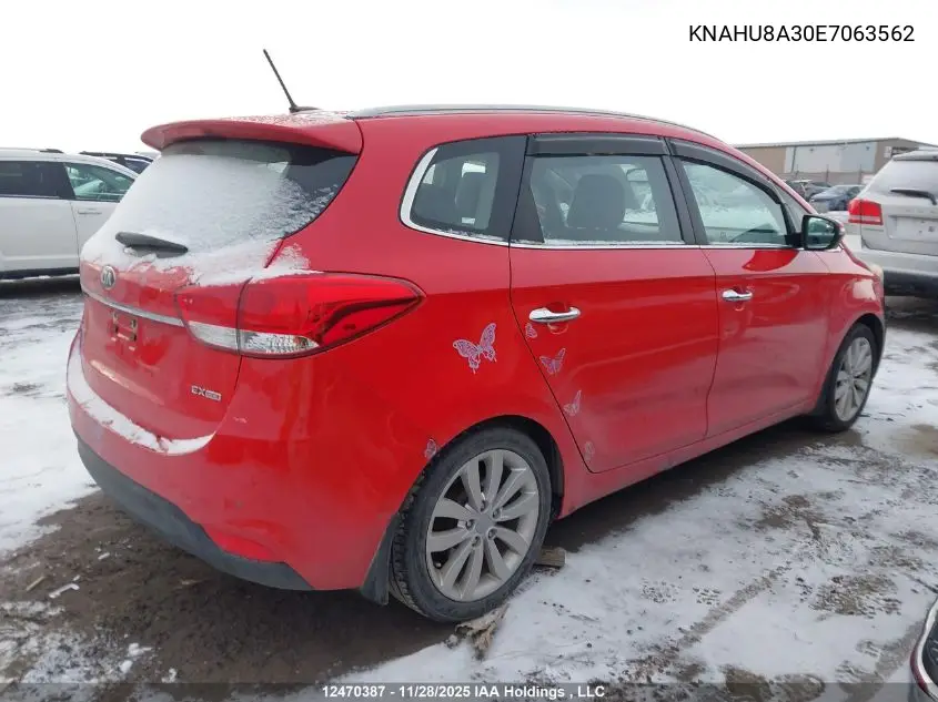 KNAHU8A30E7063562 2014 Kia Rondo