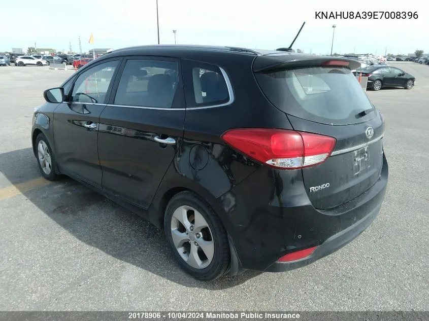 KNAHU8A39E7008396 2014 Kia Rondo Ex